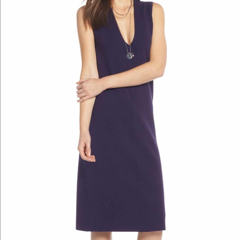 Sleeveless sweater dress